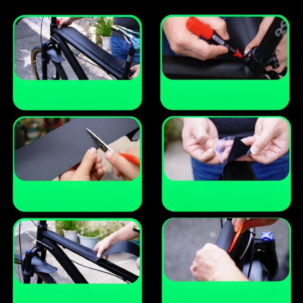 Cycling Gear And Equipment - Stiker Pelindung Rangka Sepeda Gunung Chooee