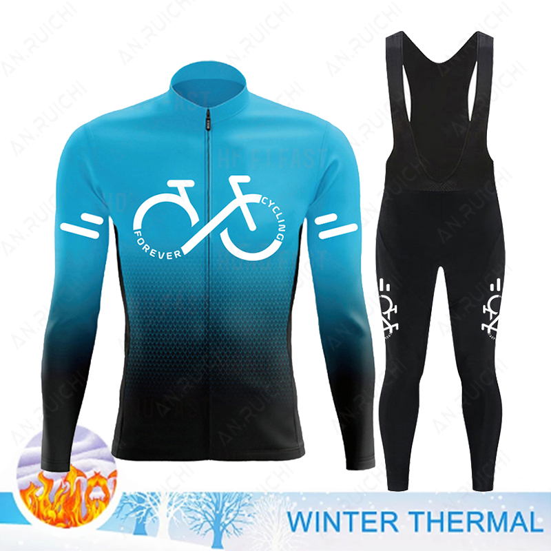 Set Jersey sepeda bulu termal  - Cycling Gear Jersey ulasan dan harga