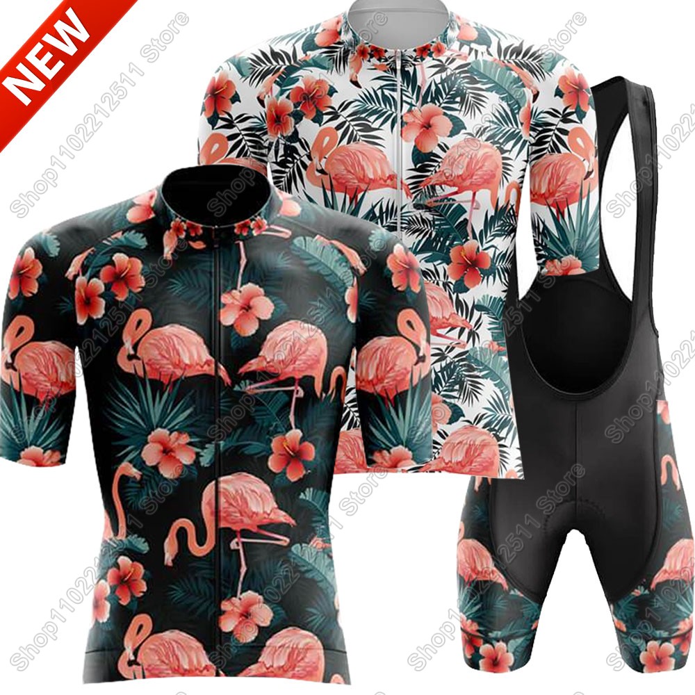 Set Jersey Bersepeda Flamingo  - Cycling Bib Shorts ulasan dan harga